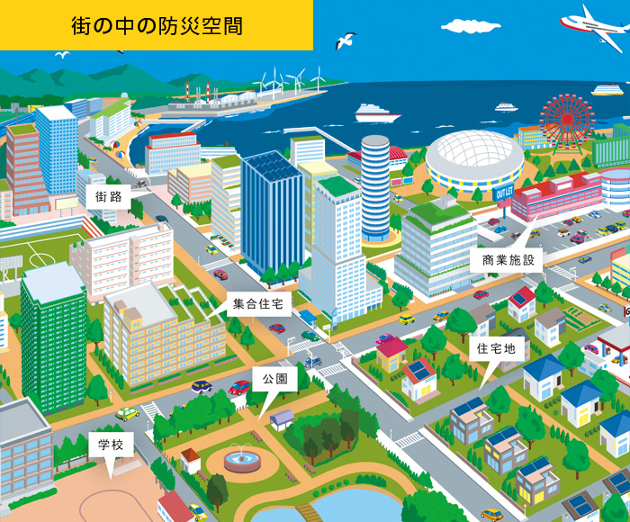 街の中の防災空間