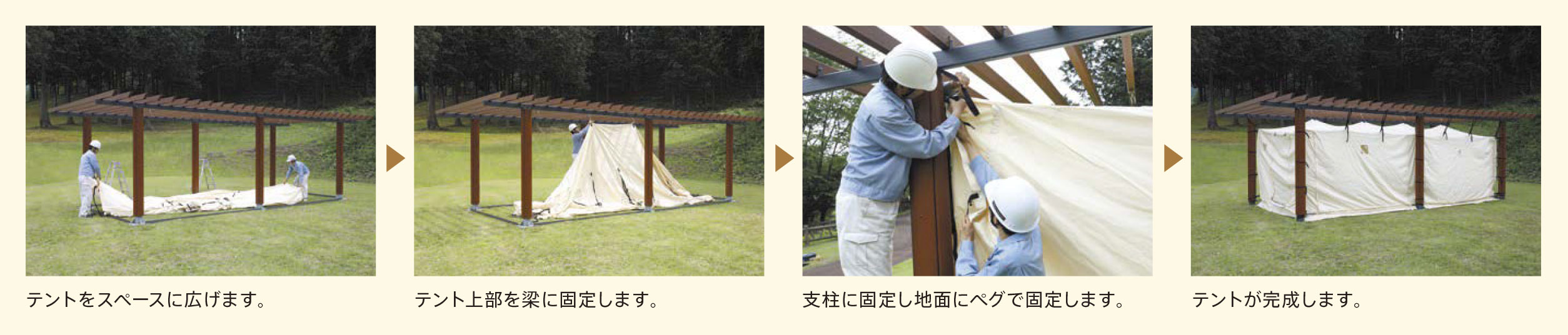 パーゴラ用テントセット