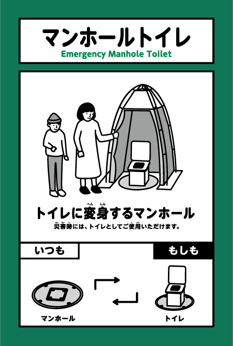 マンホールトイレ
