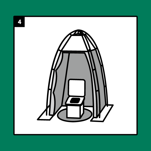マンホールトイレ組み立て手順4