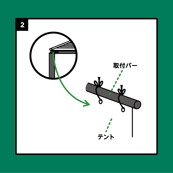 防災シェルター組み立て手順2